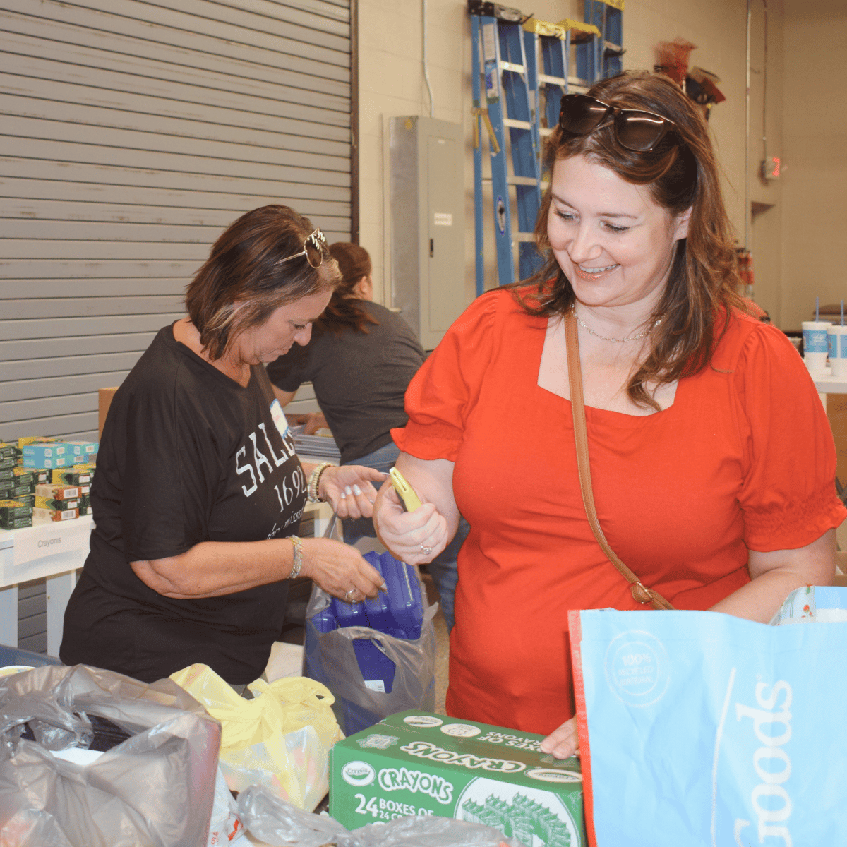 Women of Ford sort Supplies at Cocktail Hour